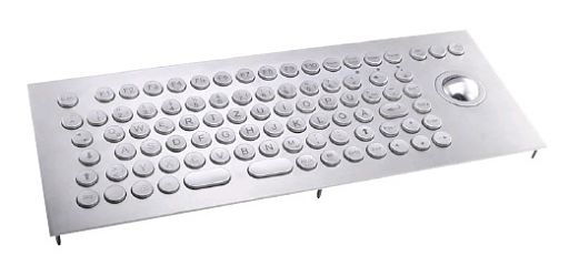 Клавиатура антивандальная TKV-086-TB38V-IP65-MODUL-PS/2-US/CYR