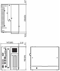 Многослотовый встраиваемый компьютер IPC962-525-N-DC-H310 w/AX93511&AX96205