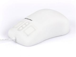Мышь промышленная для применения в медицине TKH-MOUSE-SCROLL-IP68-WHITE-LASER-USB (KH20225)