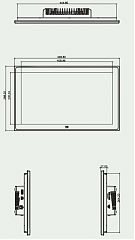 Панельный компьютер PPC2-CW185A-ADLP-i5/8G