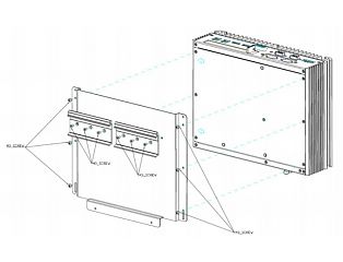 Компактный встраиваемый компьютер eBOX671-521-FL-DC-6GbE