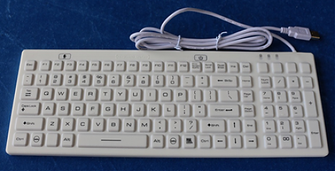 Промышленная клавиатура K-TEK-M380KP-FN-DT-W-US/RU-USB