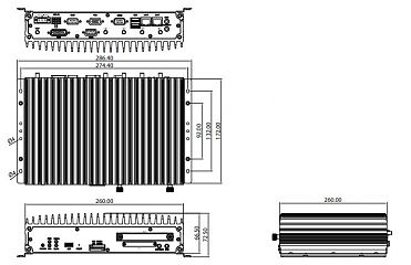Компактный встраиваемый компьютер VTC 7120-B2K