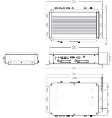 Компактный встраиваемый компьютер tBOX500-510-FL-i7-24-110MRDC