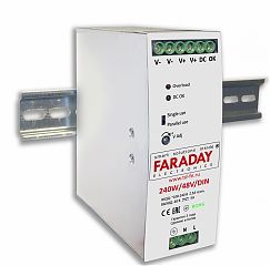 Блок питания ББП UPS 300W/48V/DIN 86~264VAC IN, 48~55,6VDC OUT 300W