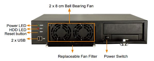 Корпус RACK-220GBATX/A130B-SEA (черный)