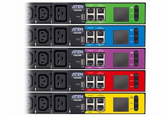 Устройство распределения электропитания PG8308G-AT 32A 8-Outlet 1U Outlet-Metered & Switched eco PDU
