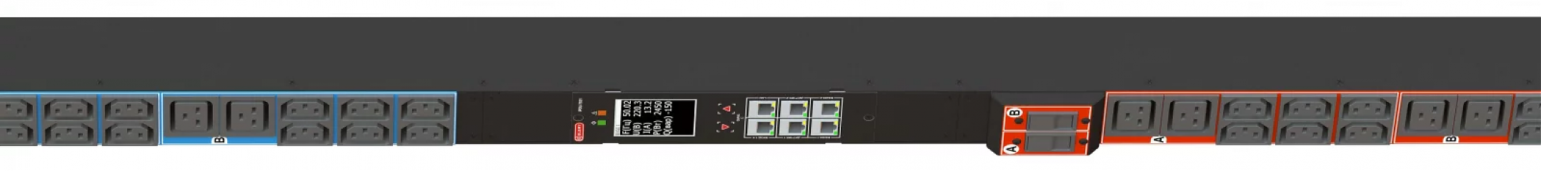 Устройство распределения электропитания iPDU-7031 3PH 32A 48-Outlet (12*C19+36*C13 без фиксаторов) Metered PDU