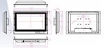 Промышленный монитор W24L100-MLA2FP