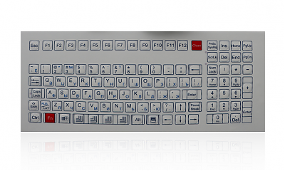 Промышленная клавиатура K-TEK-D349KP-FN-SW-W-US/RU-USB