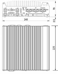 Компактный встраиваемый компьютер Nuvo-7006LP
