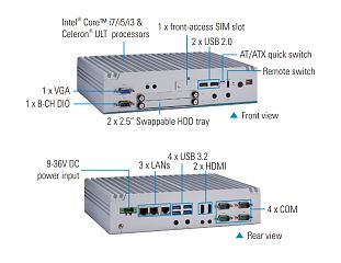 Компактный встраиваемый компьютер eBOX630-528-FL-8665UE