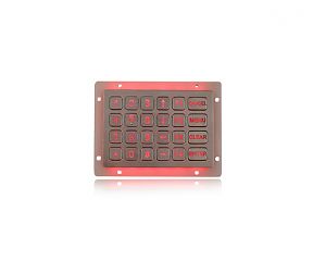 Антивандальная клавиатура K-TEK-B120KP-24-BL-DWP-USB