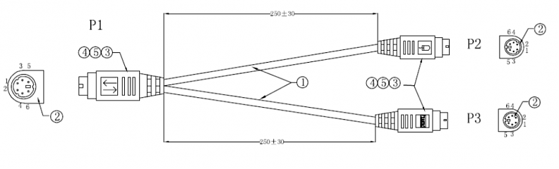 Кабель  32006-001600-100-RS
