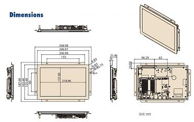 Панельный компьютер UTC-210GP-ATO1E