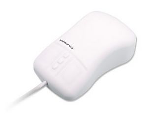 Мышь промышленная для применения в медицине TKH-MOUSE-SCROLL-IP68-GREY-LASER-USB (KH18218)