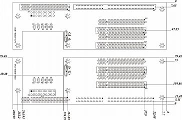 Промышленная кроссплата PCI-5SD6