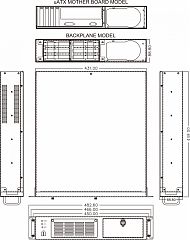 Корпус RACK-220GWATX-NNS-SH-SEA