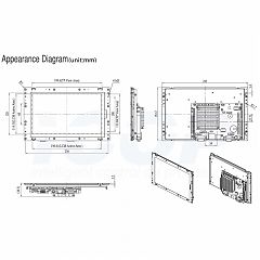 Панельный компьютер VOX-090-TS-N8M-B5GM