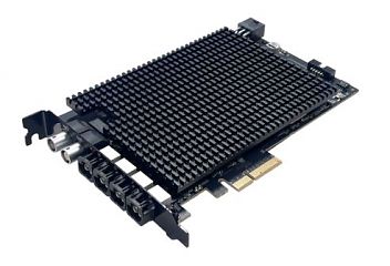 Плата  CCG3-8M CoaxCapture II GMSL Capture Card (Gen2), PCIe x4, 8× GMSL/GMSL2 до 8MP@30fps / 4K@30fps, Mini-Fakra, PoC, Trigger/GPS/PTP, Linux/V4L2