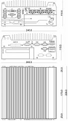 Компактный встраиваемый компьютер Nuvo-7160GC-PoE