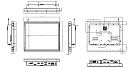 Промышленный панельный компьютер FDK172-834-R-DC