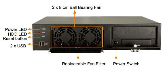 Корпус RACK-220GBATX/A130С