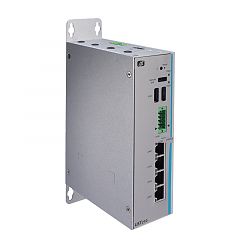 Встраиваемый компьютер на DIN-рейку UST210-83K-FL-E3940-4POE-CANCOM-TVDC
