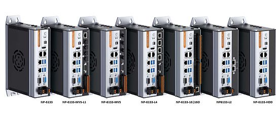 Встраиваемый компьютер на DIN-рейку  NP-6133-16I16O-10500-4G-SSD512G