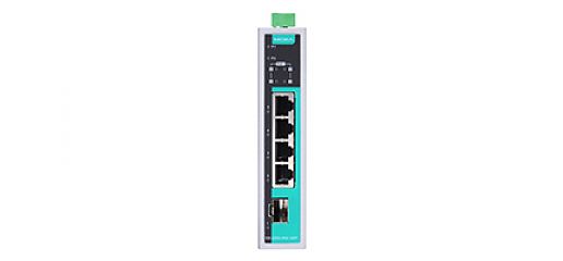 Коммутатор EDS-G205A-4PoE-1GSFP-T