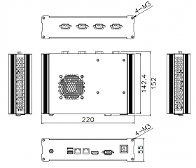 Корпус BRICK-WAFER-BT