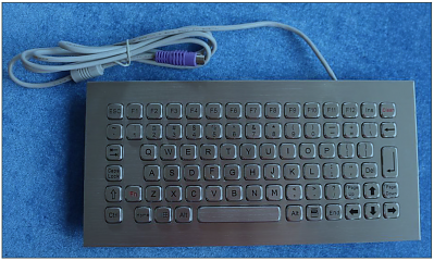 Промышленная клавиатура K-TEK-A290-FN-DWP-US/RU-PS2