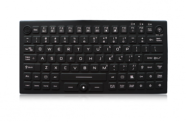 Промышленная клавиатура K-TEK-M288HP-FN-BL-DT-US/RU-USB