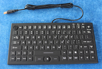 Промышленная клавиатура K-TEK-M288HP-FN-BL-DT-US/RU-USB