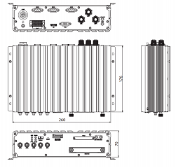 Компактный встраиваемый компьютер VTC 6210-RF