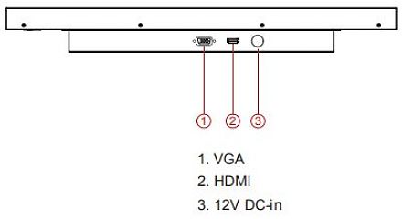 Промышленный монитор W27L100-CHA1/IT/R