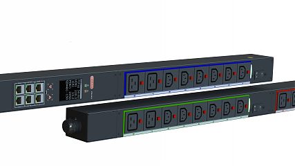 Устройство распределения электропитания iPDU-5912 1PH 32A 24-Outlet (6*C19+18*C13 с фиксаторами) Metered PDU