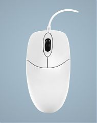 Мышь оптическая защищённая AK-PMJ1OW-UV-W