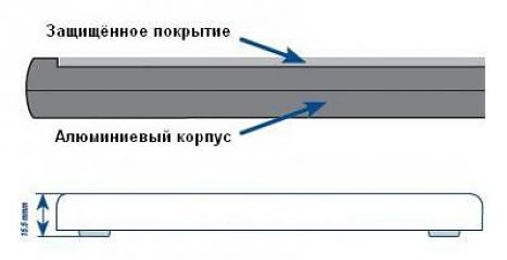 Клавиатура промышленная TKF-085c-TOUCH-MGEH-USB-US/CYR (KF22205)
