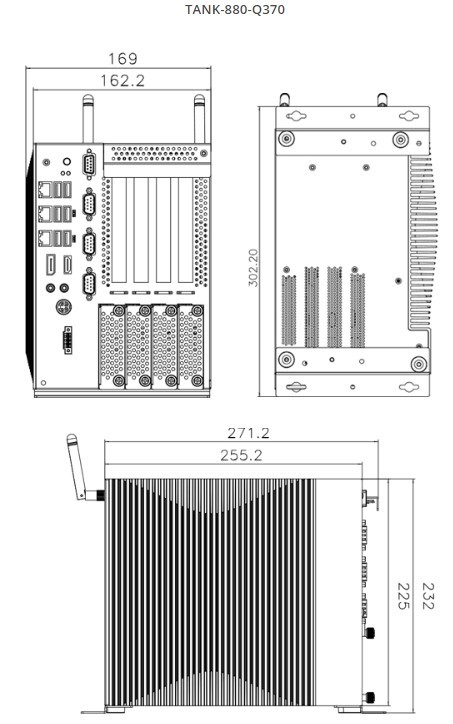 TANK-880-Q370 &ndash; многофункциональный компьютер  с расширяемой конструкцией