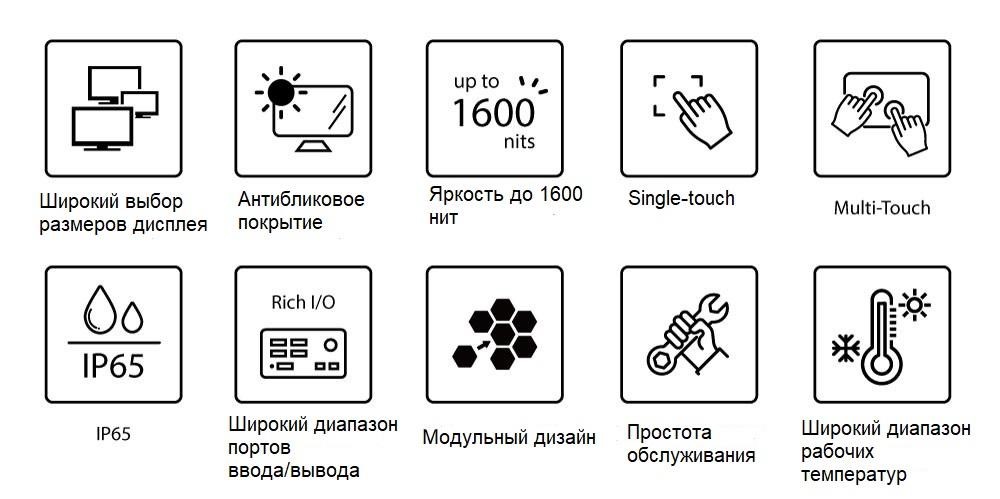 Cincoze  Crystal &ndash; промышленные панельные ПК и антибликовые дисплеи для &laquo;умной&raquo;  инфраструктуры