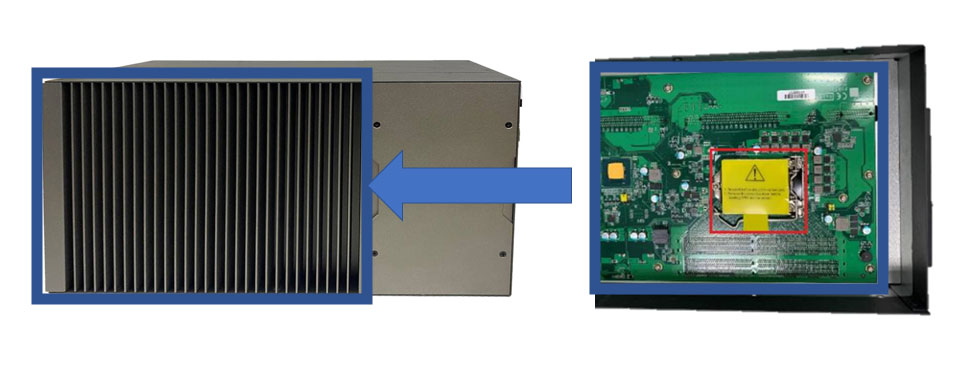 Промышленный многослотовый  ПК Axiomtek IPC 970 для  видеоаналитики