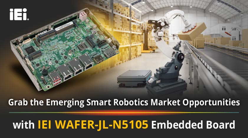 WAFER-JL-N5105 &ndash; компактная процессорная  плата для промышленной робототехники